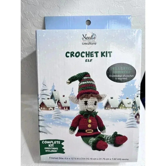 Needle Creations Other - Needle Creation Christmas Elf Crochet Kit New BNIB